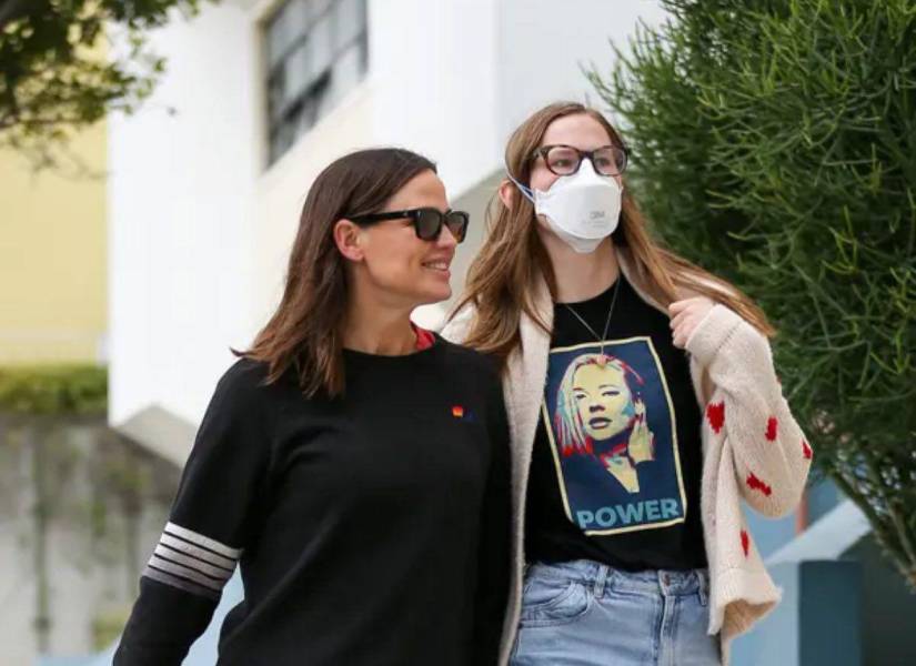 Fotografía de Jennifer Garner y su hija Violet Affleck