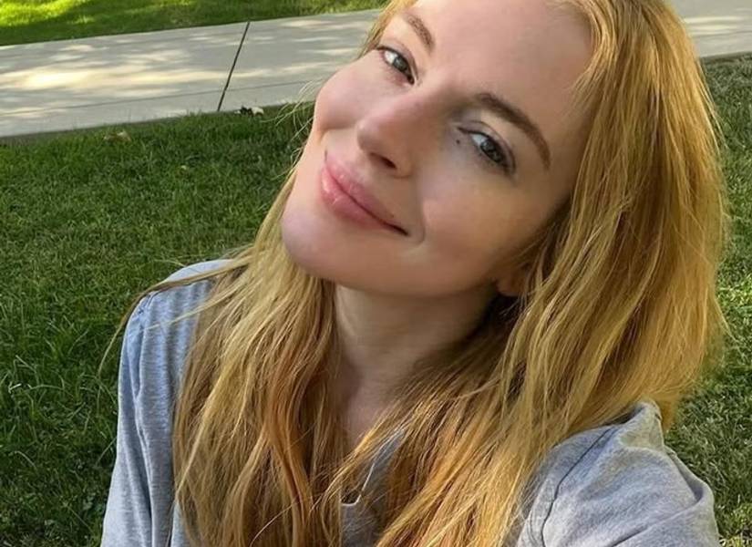 Fotografía de la actriz Lindsay Lohan