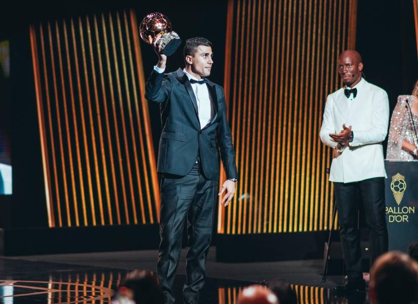 Patricio Cornejo votó a Rodri en el noveno lugar del Balón de Oro.