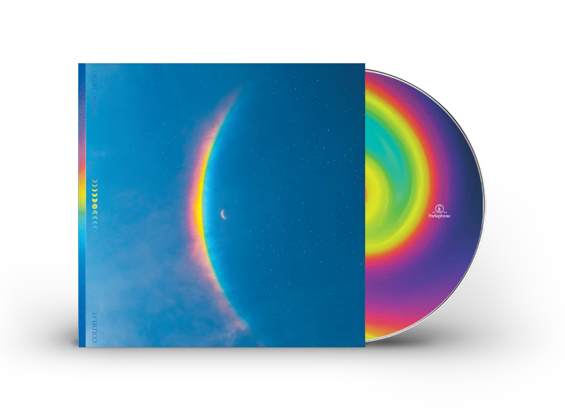 Imagen de archivo del disco de Coldplay, Moon Music.