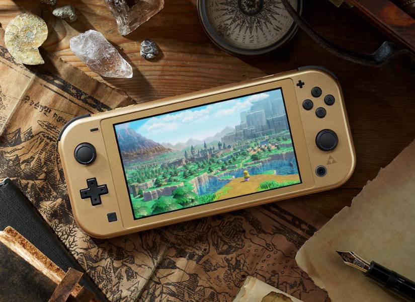 Consola Nintendo Switch Lite inspirada en The Legend of Zelda