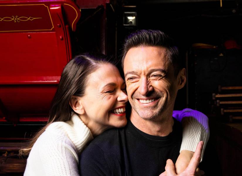 Hugh Jackman y Sutton Foster en una imagen de archivo.