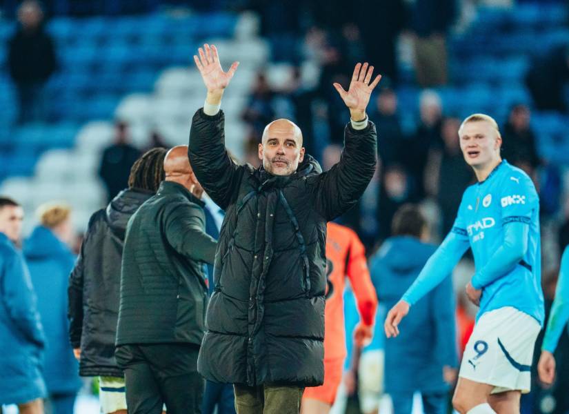 Pep Guardiola lleva 500 partidos en el Manchester City.