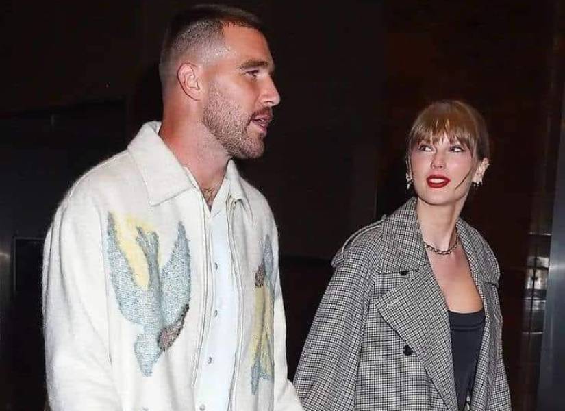 Fotografía de Taylor Swift y Travis Kelce