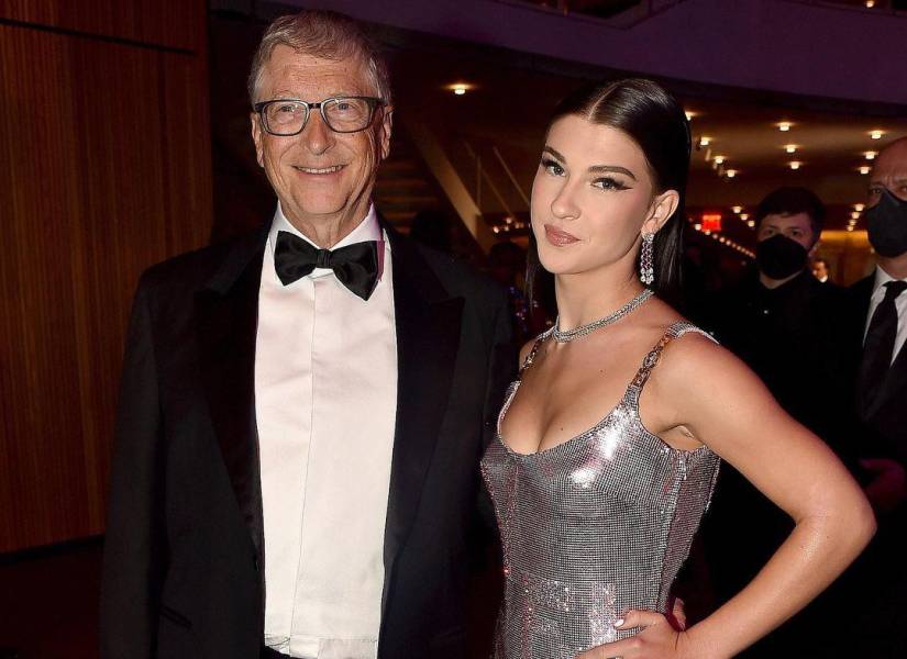 Bill Gates junto a su hija Phoebe Gates