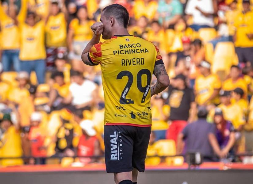 Octavio Rivero anotó 11 goles con Barcelona SC.