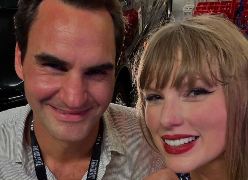 El extenista Roger Federer se declara fan de Taylor Swift