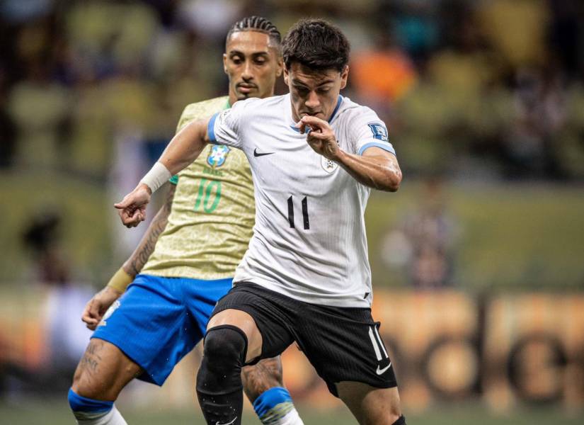 La selección de Uruguay igualó 1-1 ante Brasil por las Eliminatorias