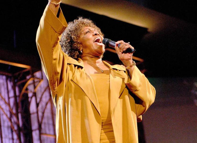 Fotografía de la cantante de gospel Cissy Houston