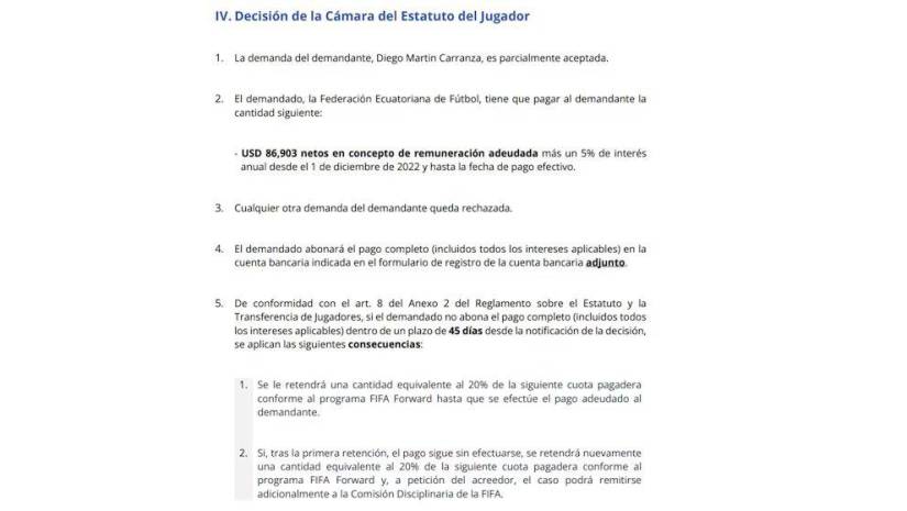 Colaborador de Gustavo Alfaro gana demanda a la FEF y tiene que pagarle más de USD 80 mil