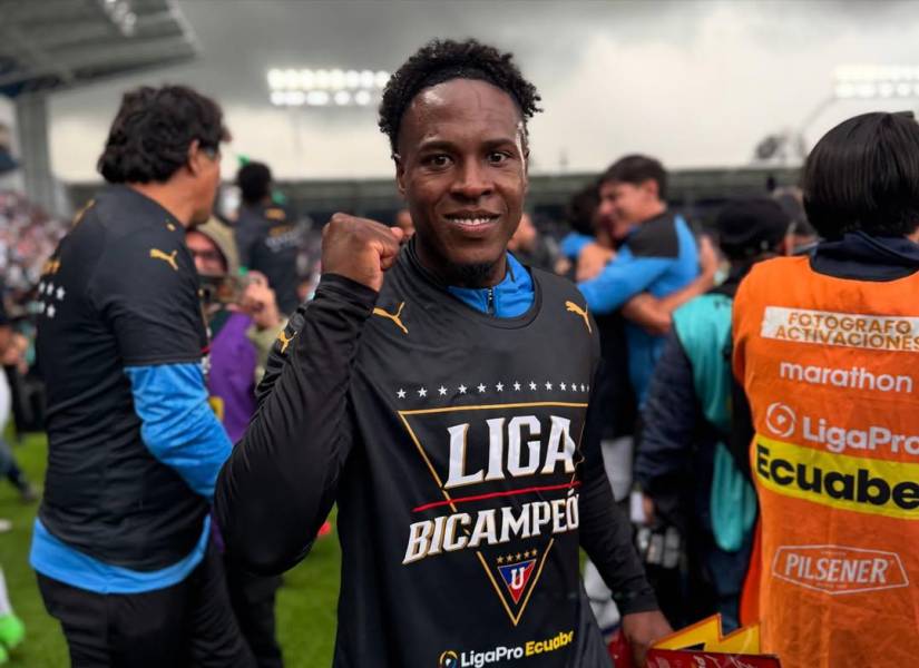 Jhojan Julio quedó campeón de la Liga Pro con Liga de Quito.