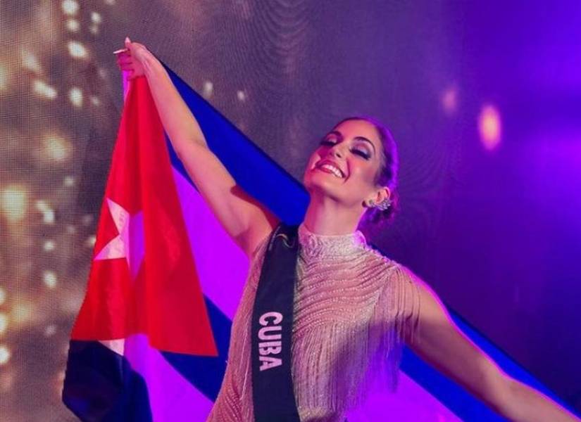 Imagen de archivo de una representante cubana en uno concurso de belleza.