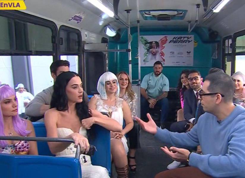 Video de Katy Perry en transporte público en México