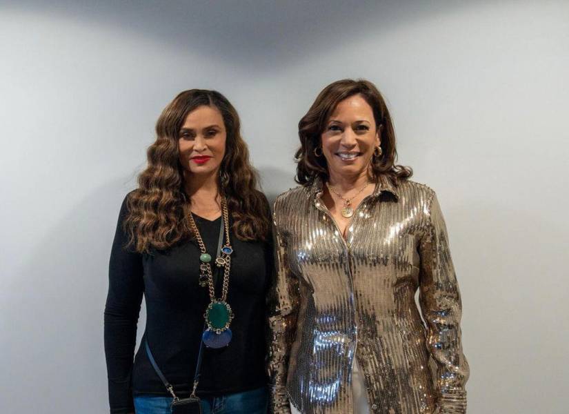 Mamá de Beyoncé junto a Kamala Harris