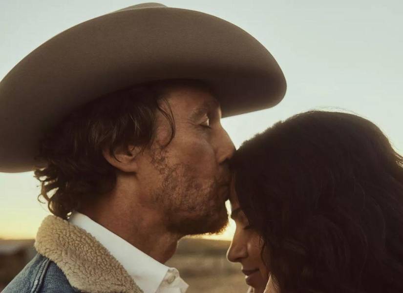 Matthew McConaughey junto a su esposa Camila Alves.