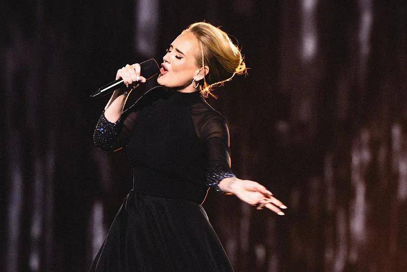 Fotografía de la cantante Adele