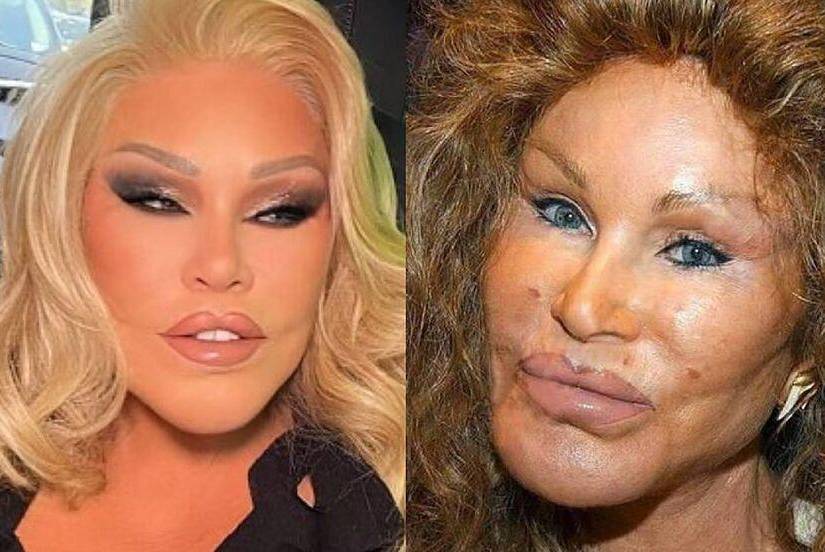 Imágenes de archivo de Jocelyn Wildenstein.