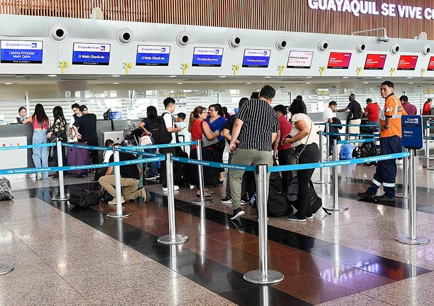 El aeropuerto José Joaquín de Olmedo de Guayaquil operará normalmente pese al apagón nacional