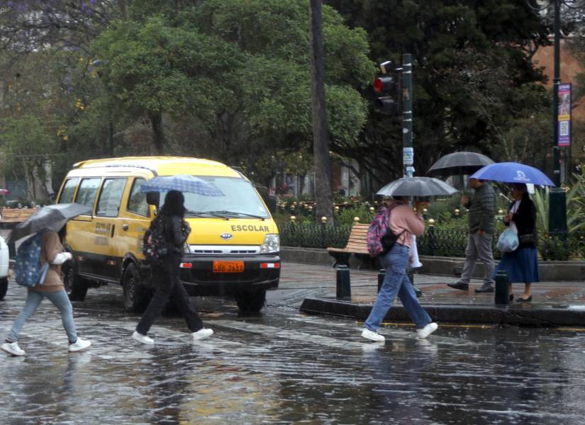 Imagen referencial de lluvias.