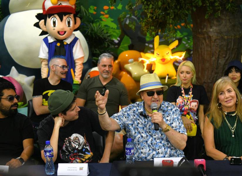 El actor Carlos Villagrán, famoso por su personaje de Kiko, estuvo en la rueda de prensa a propósito de la Comic Con Ecuador.