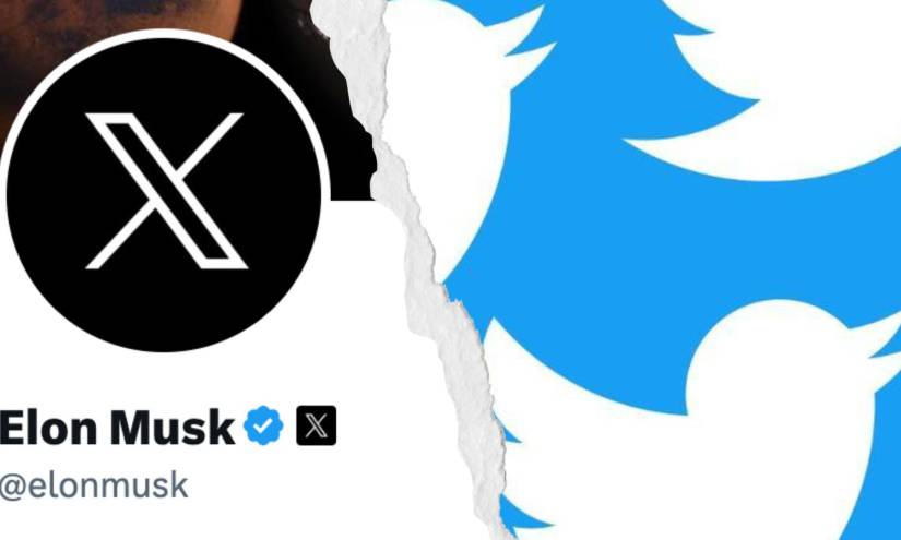 Twitter: Elon Musk sustituye el icónico logo de pájaro azul por una X