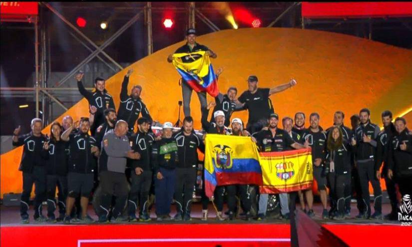 Brad Salazar, de 36 años, fue el segundo ecuatoriano en participar en el Rally Dakar 2023.