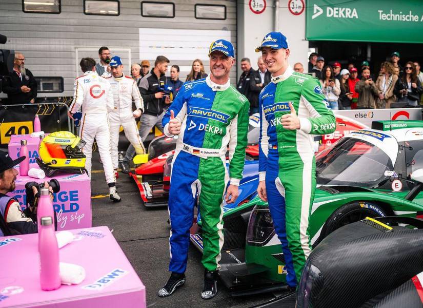 David Schumacher apoya a su padre Ralf Schumacher