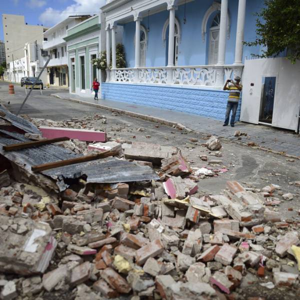 Sismo De Magnitud 5 4 Grados Sacude El Sur De Puerto Rico Y Deja