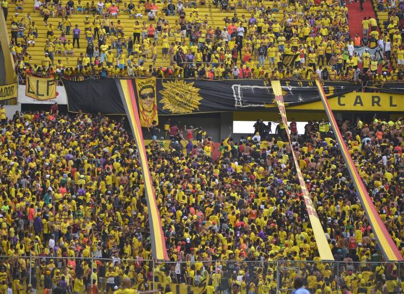 Escena de la general sur de Barcelona SC.