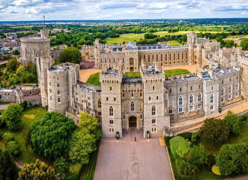 Imagen de archivo del Castillo de los Windsor, en la parte exterior.