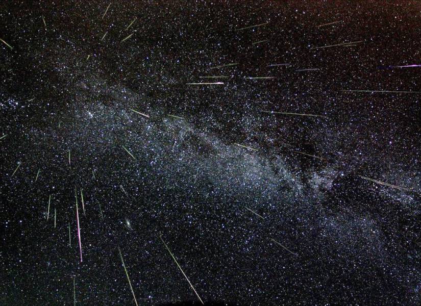Imagen referencial de lluvia de estrellas Delta Acuáridas.