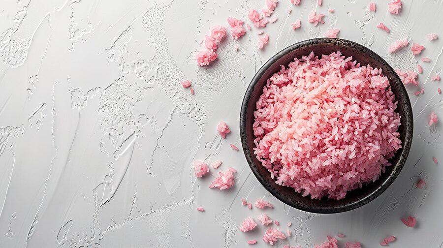 El arroz rosa nutritivo desarrollado por científicos en Corea del Sur