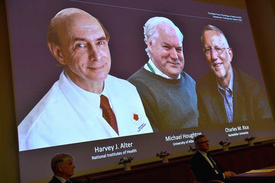 Nobel de Medicina a 3 virólogos por descubrir el virus de la hepatitis C