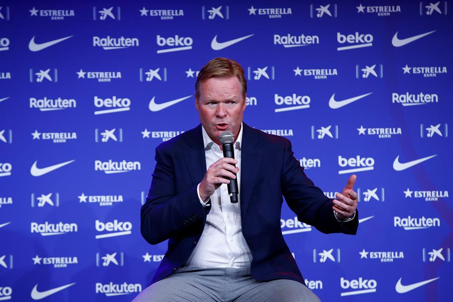 Koeman, nuevo entrenador del Barcelona hasta el 30 de junio de 2022