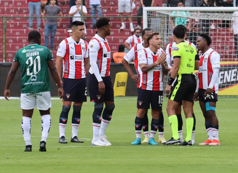 Liga de Quito ha quedado molesto del arbitraje de los últimos encuentros.