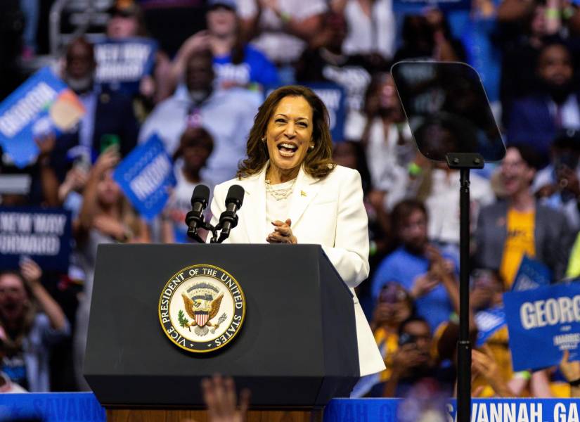 La vicepresidenta estadounidense y candidata demócrata a la Casa Blanca, Kamala Harris, en una foto de archivo.