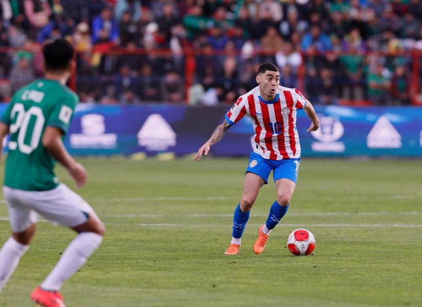 Miguel Almirón puso el 1-1 del encuentro entre Bolivia y Paraguay.