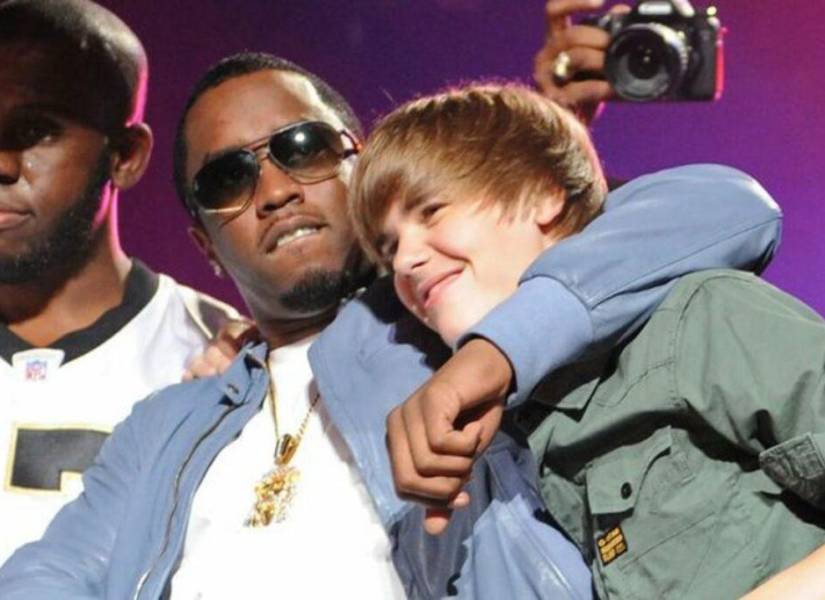 Fotografía de Justin Bieber junto a P.Diddy