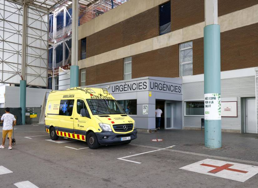 Exterior del Hospital Germans Trias i Pujol de Badalona donde está ingresado Mounir Nasraoui.