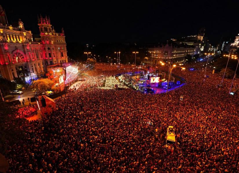 La fiesta de España, campeona de la Eurocopa 2024 en Madrid