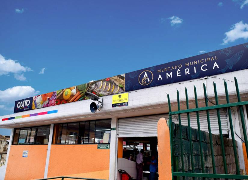 Imagen referencial del exterior del Mercado Municipal América.