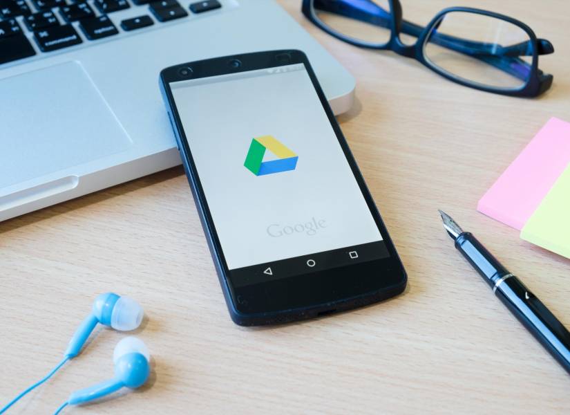 Imagen referencial de Google Drive en Smartphone.