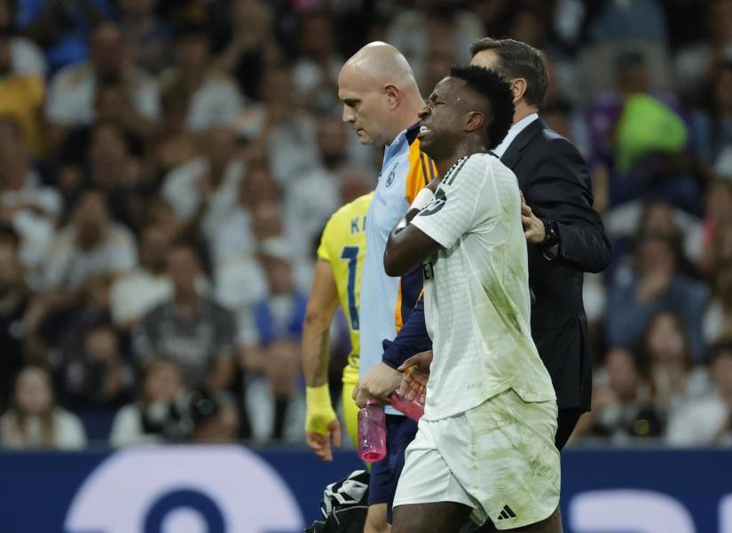 Vinicius Jr. tuvo una lesión cervical en su último encuentro con el Real Madrid.