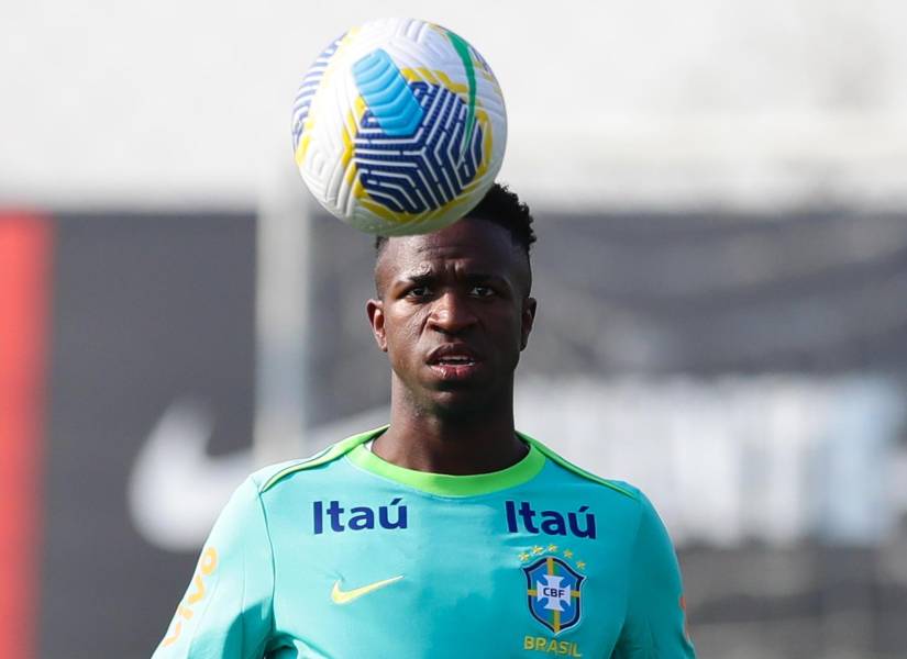 Vinícius Jr liderará el ataque de Brasil para enfrentar a Ecuador en las Eliminatorias.