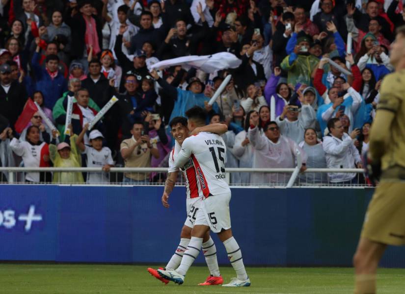 Gabriel Villamil anotó un gol en la final de la Liga Pro.