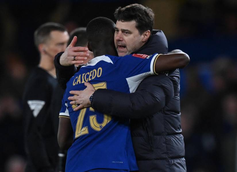 Mauricio Pochettino dirigió a Moisés Caicedo en el Chelsea