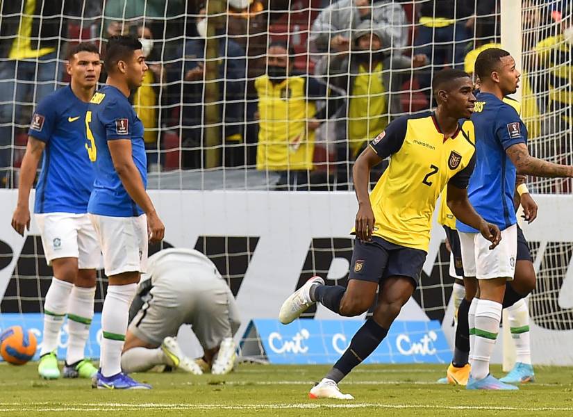 Ecuador y Brasil igualaron 1-1 en su último enfrentamiento.