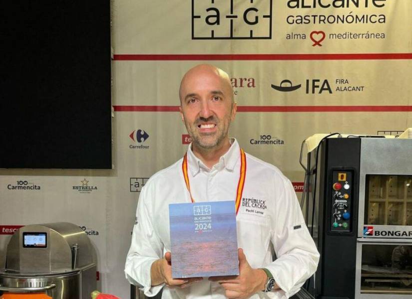 Pachi Larrea ganó el Premio Internacional de Alta Pastelería.