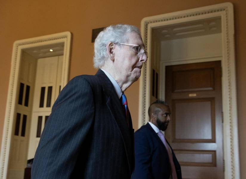 El líder de la minoría del Senado, Mitch McConnell