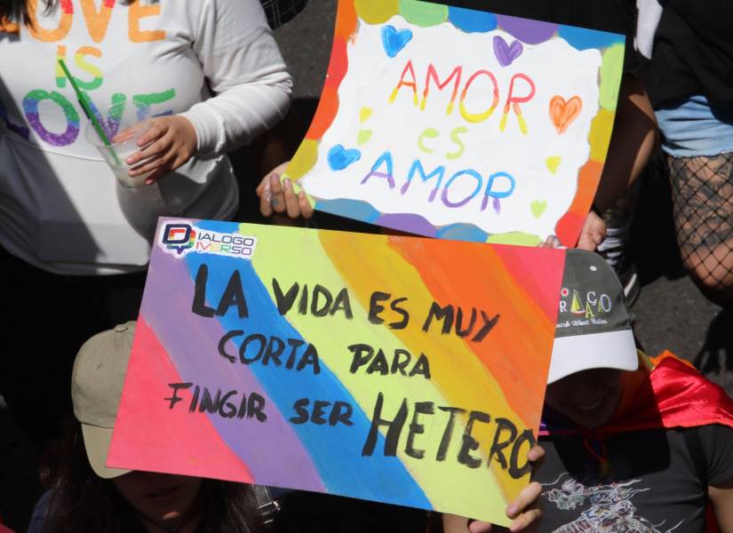 Quito, sábado 22 de junio del 2024. La marcha del Orgullo LGBTIQ+.